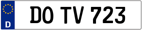 Truck License Plate
